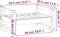 vidaXL - Hondenmand - 55,5x45,5x28 - cm - massief - grenenhout