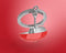 Metalmorphose sleutelhanger zeilboot