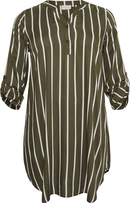 Kaffe Curve KCmilana - Dames Jurk - A-lijn model - Maat 48