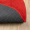 vidaXL - Vloerkleed - OVIEDO - laagpolig - Ø - 240 - cm - rood