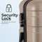 FLY&BYE® Kofferset - 3 Delig - 35L Handbagage + 59L Ruimbagage + 89L Ruimbagage - Cijferslot - Krasbestendig - Breukvast