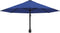 vidaXL - Wandparasol - met - metalen - paal - 300 - cm - blauw