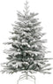 vidaXL - Kunstkerstboom - met - scharnieren - en - sneeuw - 150 - cm