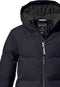 meisjes Gewatteerd jack/winterjack met capuchon KOW 357 GRLS QLTD JCKT, schwarz blau, 140, 42150-000