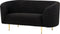 LOEN - Tweezitsbank - Zwart - Bouclé