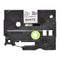 Brother TZE-N231 - 12mm - niet gelamineerd - zwart op wit