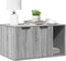 vidaXL - Kattenbakkast - 80x50x45 - cm - bewerkt - hout - grijs - sonoma - eikenkleur