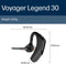 Poly Voyager Legend 30 - In Ear Headset - Bluetooth met ruisonderdrukking - Zwart