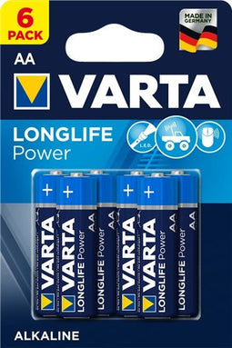 Varta Longlife Power - AA Wegwerpbatterij - Alkaline 1,5 V (6 stuks)