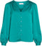 Vila Viellette - Blouse V-neck L/s - Groen (2023)