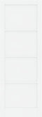 vidaXL - Interieurdeur - 'ORKDAL'Wit - 83x232x4 - cm - Massief - Vurenhout