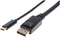 Manhattan 152464 - USB-C naar DisplayPort Adapter - 4K@60Hz - Zwart