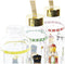 Fles DKD Home Decor Notenkraker Kristal PVC (550 ml) (3 Stuks)