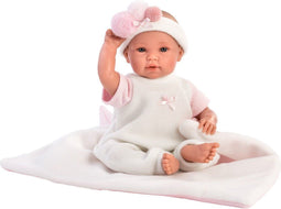 Llorens blanke pop ICE DOLL PINK 36 cm