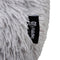 District 70 FUZZ - Hondenmand Zacht Pluche - Donutvorm - Lichtgrijs - Ø 80 cm (L)