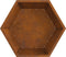 vidaXL - Vuurplaats - Hexagonaal - 75x75x28 - cm - Weerbestendig - Staal
