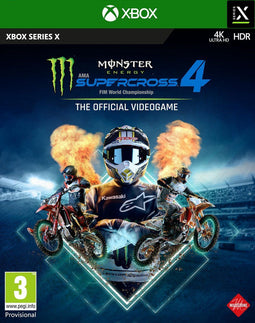 Milestone Monster Energy Supercross 4 - Xbox Series X - Meer dan 100 officiële rijders en circuits