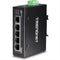 Trendnet TI-G50 - Industrial Ethernet Switch - 5x Gigabit-poorten - IP30