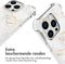 iMoshion Hoesje Geschikt voor iPhone 14 Pro Hoesje Met Koord - iMoshion Design Hoesje met Koord - Wit / White Marble