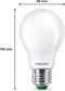 Philips Ultra Efficient LED lamp Mat - 60 W - E27 - Wit licht - 2-pack - Bespaar op energiekosten