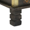 vidaXL - Opbergkist - 80x40x45 - cm - massief - mangohout - zwart