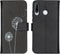 iMoshion Hoesje Geschikt voor Huawei P30 Lite Hoesje Met Pasjeshouder - iMoshion Design Softcase Bookcase - Wit / Zwart / Dandelion