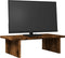 vidaXL - Monitorstandaard - 50x27x15 - cm - bewerkt - hout - gerookt - eikenkleurig