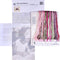 Thea Gouverneur - Borduurpakket met telpatroon - 433 - Voorgesorteerde DMC Garens - Pioenrozen - Linnen - 82 cm x 20 cm - DIY Kit