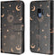 iMoshion Hoesje Geschikt voor Samsung Galaxy S9 Hoesje Met Pasjeshouder - iMoshion Design Bookcase smartphone - Zwart / Sky Black