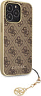 Guess 4G Charms - Hard Case - Bescherming - Bruin