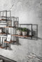 d-Bodhi - shelfmate - wandbox – type d - notenhout - zwart poedercoat frame (wbf) - 25 x 25 x 75 cm