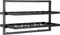 d-Bodhi Winemate Type A – Wijnrek – Voor 12 flessen – Burned Black Hout (BTBF) – Black Smoked Steel - 25 x 65 x 35 CM