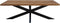 D - Brix - Eetkamertafel Brix Sturdy - Spider - 220 cm - Mangohout - Bruin