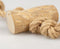 D&d Home - Speelgoed Voor Dieren - Hond - Koffiehout Kauwstok & Jute Touw L - 5,5x10x35cm Bruin - 1st