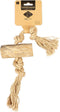 D&d Home - Speelgoed Voor Dieren - Hond - Koffiehout Kauwstok & Jute Touw L - 5,5x10x35cm Bruin - 1st