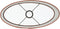 D - Light & Living - Kap VELOURS - 45x21x32cm - Oranje