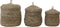 D - Light & Living - Mand MANGALA - Ø36x42cm - Bruin - Set van 3