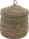 D - Light & Living - Mand MANGALA - Ø36x42cm - Bruin - Set van 3