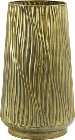 D - Light & Living - Vaas ZEBRA - Ø25x43cm - Goud