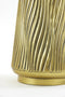 D - Light & Living - Vaas ZEBRA - Ø25x43cm - Goud