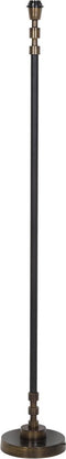 D - Light & Living - Vloerlamp BHUTAN - Ø21.5x145cm - Zwart