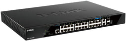 D-Link DGS-1520-28MP/E netwerk-switch Managed L3 Gigabit Ethernet (10/100/1000) Power over Ethernet (PoE) 1U Zwart