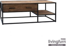 D - Livingfurn - Salontafel Dakota - 70x120x44cm - Mangohout
