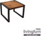 D - Livingfurn - Salontafel Strong - 60x60x45cm - Mangohout