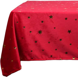 D- Unique Living | Tafelkleed Xmas night 150x200cm red