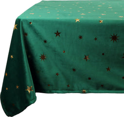 D- Unique Living | Tafelkleed Xmas night 150x250cm dark green