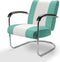 Bel Air Retro Loungestoel LC-01 Turquoise