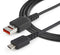 Startech.com USBSCHAU1M - Data Blocker Kabel USB-A naar Micro USB - Veilig opladen zonder dataverbinding - Zwart