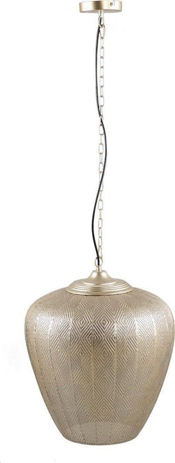 PTMD Vesta Gold metalen hanglamp art deco rond