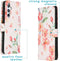 iMoshion Hoesje Geschikt voor Samsung Galaxy A54 (5G) Hoesje Met Pasjeshouder - iMoshion Design Softcase Bookcase - Roze / Blossom Watercolor